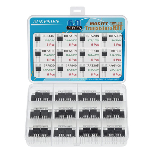Mosfet transistor kit werte - transistor, 12