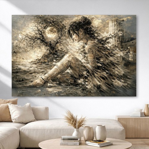 Leinwandbild frau fantasy - frau,
