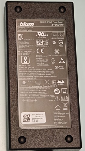 Blum servo drive - blum, netzteil