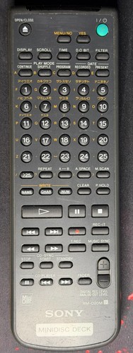Sony d20m fernbedienung - sony, rm-d20m