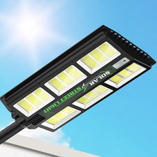 Solar Straßenlaterne Solarlampen mit Bewegungssensor 6500K Straßen Garage Außen