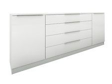 Sideboard 200 cm Weiß