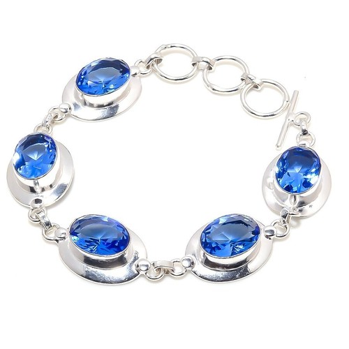 Blauer tansanit edelstein - blauer,