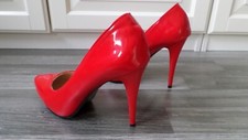 High Heels für TV und D W T  Gr. 42/43 Absätze 12 cm ROT LACK