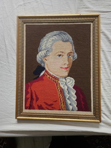 Vintage gerahmtes gobelin - gerahmtes,