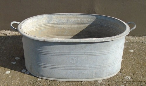 Alte zinkwanne wasser pflanzen - wasser,