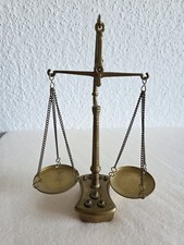 Alte Messing Waage mit