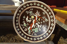 seltenste 37cm GMUNDNER SCHÜSSEL Schleiss Keramik Zülow ? Tiere figural Gmunden