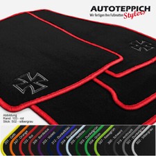 Fußmatten STICK EISERNES KREUZ für Opel Calibra Frontantrieb 1990-1997