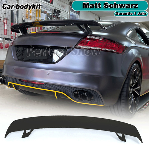 Matt schwarz heckspoiler passt - matt,