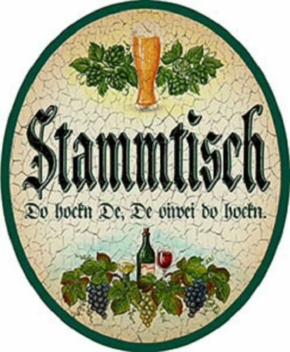 Nostalgieschild stammtisch - nostalgieschild, "stammtisch"