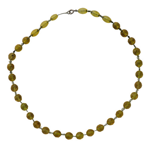 Halskette damen glas collier - halskette,