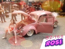 1:18 VW KÄFER mit WOHNWAGEN "ROSI LOVE" Einzelstück Handarbeit UMBAU