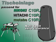 Tischeinlage, Einlage Hikoki