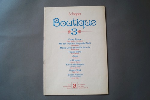 Schlager boutique heft - schlager,