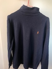 Polo Ralph Lauren Rollkragenpullover/Sweater Herren Gr. M blau