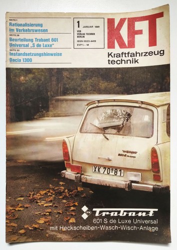 Zeitschrift kft trabant - zeitschrift, 1