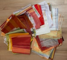Buntes Stoffpaket über 150 st Deko- & Gardinenstoffe, Zuschnitte – Basteln & DIY