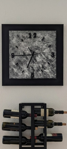 Wanduhr handgefertigt - wanduhr,