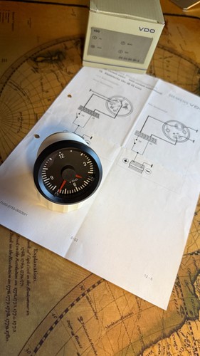 Vdo quarz uhr 12v - 52mm, zeituhr