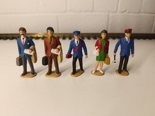 Fünf Figuren Passagiere Preiser 1:22,5 Spur G LGB Sehr Guter Zustand
