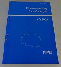 Parts Catalogue / Reservdelskatalog Volvo Penta Engine AQ290A ENG Stand 05/1987