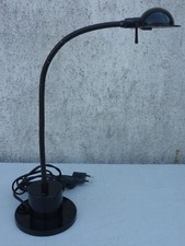 alte Schreibtischlampe  Tischlampe Lampe Leuchte Kunststoff schwarz vintage 80er
