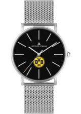 Jacques Lemans Armbanduhr, Edelstahl silbern, analog Milanaise BVB-04, NEU
