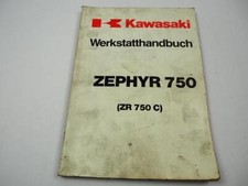 Original Kawasaki Zephyr 750 ZR750 C1 Werkstatthandbuch Reparaturanleitung 1991