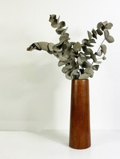 Dänische Mid Century Holzvase