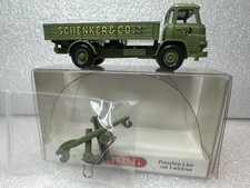 WIKING Schenker & Co. MAN 415 Pritschen-LKW mit Ladekran in OVP, siehe Foto