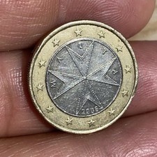 1 Euro Münze Malta 2008 mit