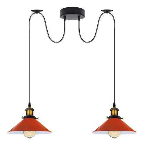 Retro pendelleuchte mit zwei - retro-pendelleuchte,