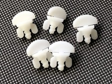 Gardinenstopper/Zwischenfesteller/Endfeststeller - weiß, Kunststoff, Feststeller