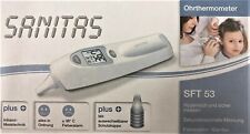SANITAS Ohrthermometer SFT 53 Fieberalarm Messung inkl. Schutzkappe