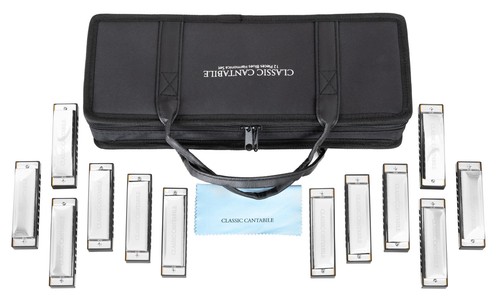 Mundharmonika 12er set blues - 12er,