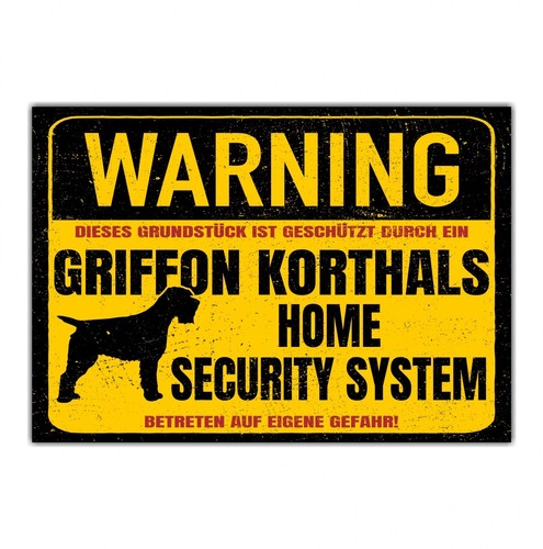 Griffon korthals schild - griffon,