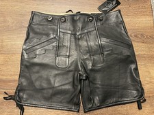 Kurze Glattlederhose Nappalder