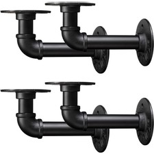 Regalhalterung Eisen Schwarz