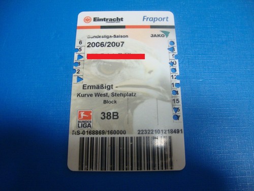 2006 ticket dauerkarte - 2006,