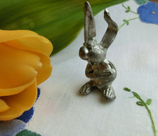 Mini Hase Hasenfigur Zinn