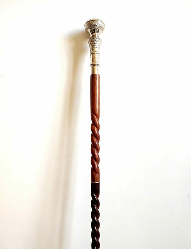 Messing bergziege kopfknopf - messing,