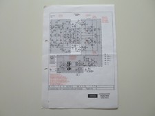 Grundig Studio 1500 RC450 original Schaltplan / Schaltbild - mit Gebrauchsspuren