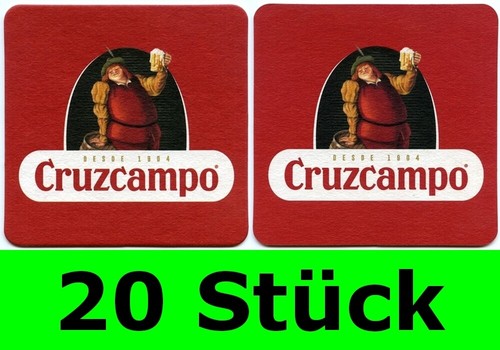 Stück bierdeckel cruzcampo - 20,