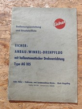 Eicher Anbau Winkel Drehpflug