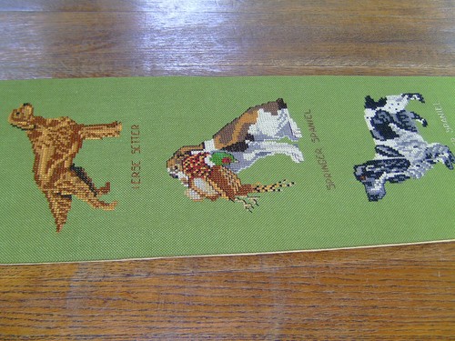 Petit point klingelzug - point,