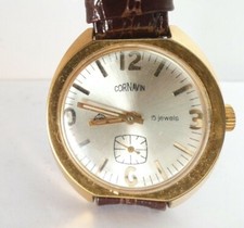 Gold Plated CORNAVIN  Vintage watch   (Z872)