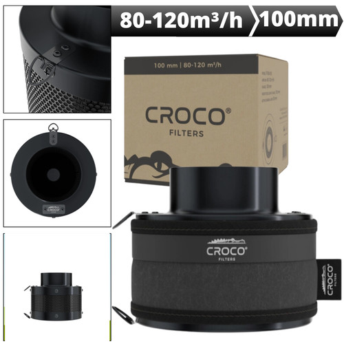 Aktivkohlefilter croco black - aktivkohlefilter,