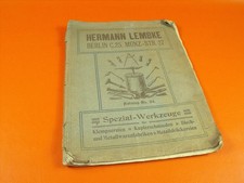 alter Katalog Hermann Lembke Berlin Spezial Werkzeuge Klempner Kupferschmied