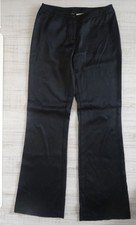 Satin Hose Schwarz Gr S 36